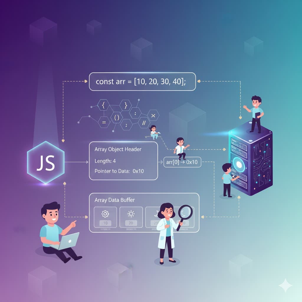 How arrays work internally in JS 